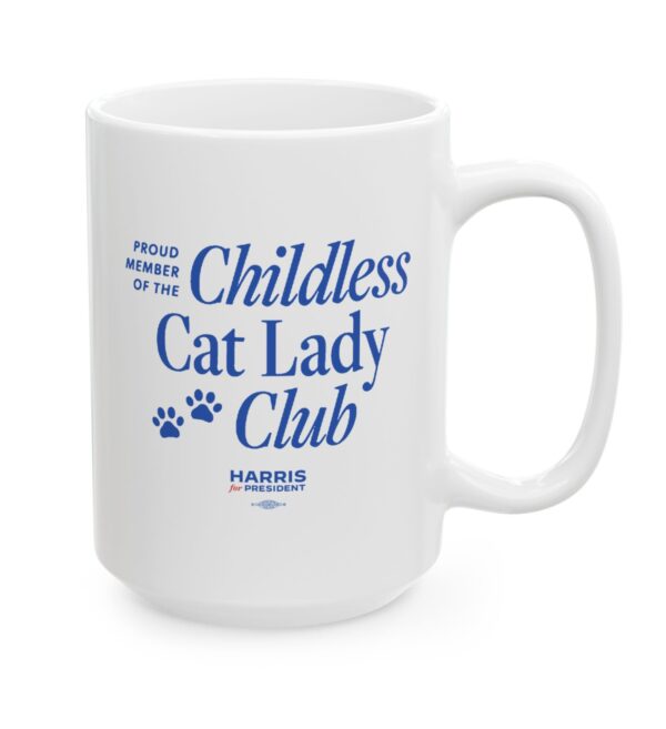 Kamala Harris Childless Cat Lady Club Mug