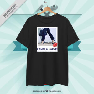 Kamala Harris' Famous Pantsuit and Pumps I'm Speaking Kamala for President T-Shirt