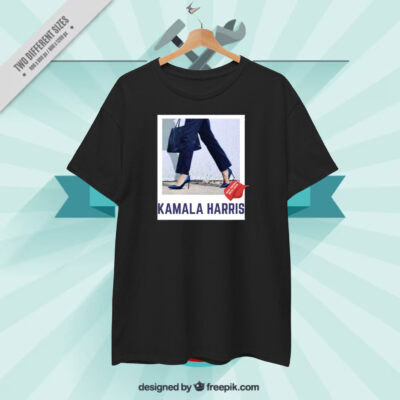 Kamala Harris' Famous Pantsuit and Pumps I'm Speaking Kamala for President T-Shirt
