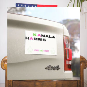 Kamala Harris First and Finest Car Magnet