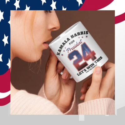 Kamala Harris For President 24 Let's We Win Mug