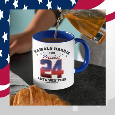 Kamala Harris For President 24 Let's We Win Mug