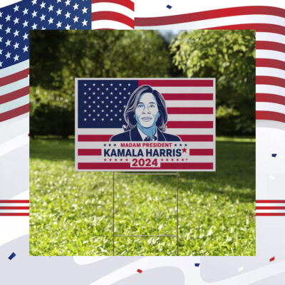 Kamala Harris For President Yard Sign