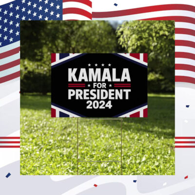 Kamala Harris For President Yard Sign, Kamala Harris 2024 Signs