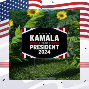 Kamala Harris For President Yard Sign, Kamala Harris 2024 Signs