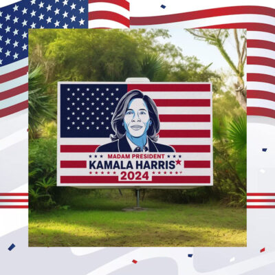 Kamala Harris For President Yard Sign