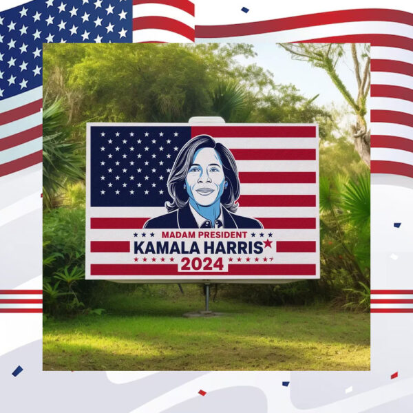 Kamala Harris For President Yard Sign