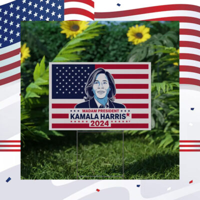 Kamala Harris For President Yard Sign
