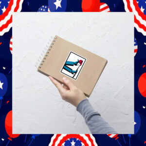 Kamala Harris High Heels Stepping On Red Maga Hat Bumper Sticker