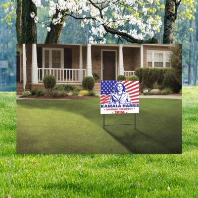 Kamala Harris Madam President 2024 Yard Sign