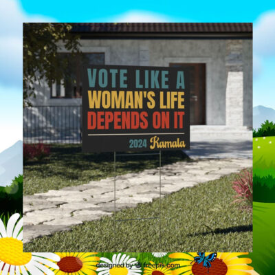 Kamala Harris Political Yard Sign