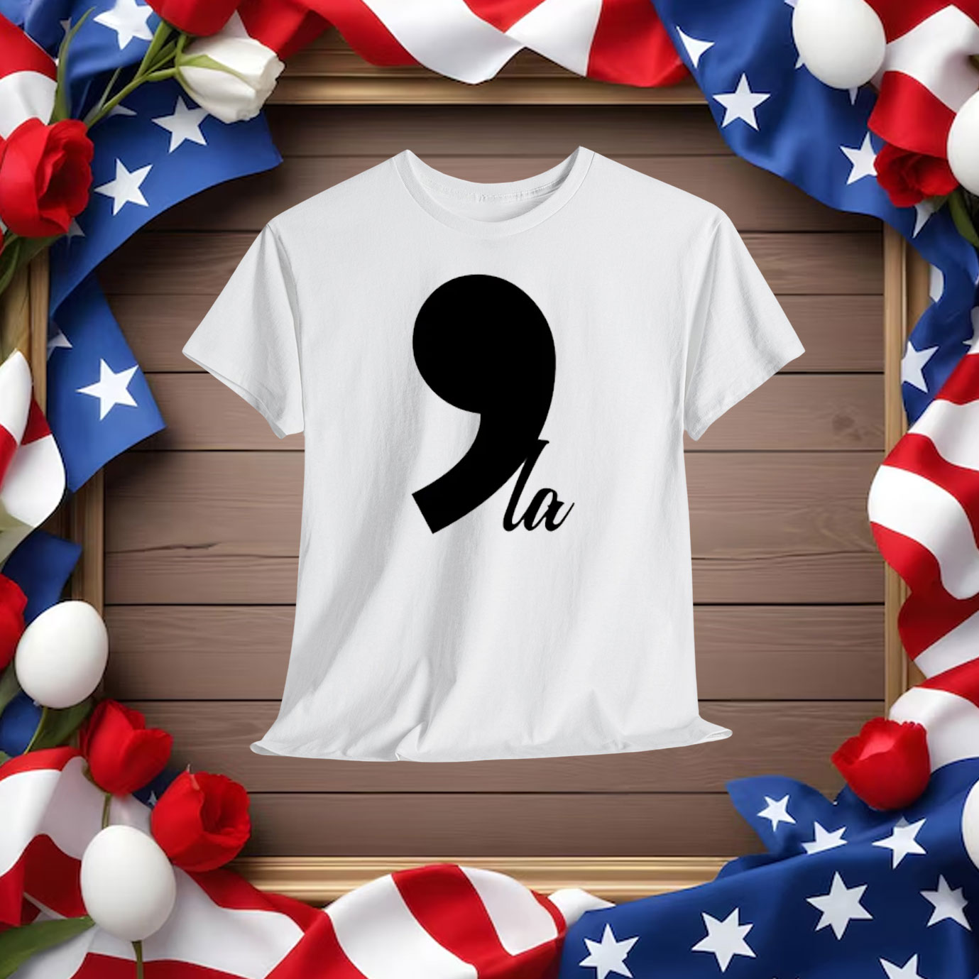 Kamala Harris Shirt Comma La Shirt