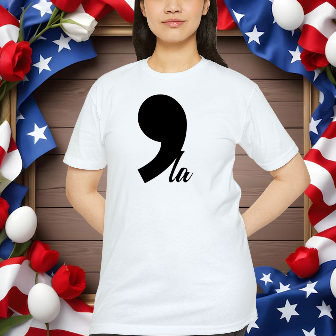 Kamala Harris Shirt Comma La Shirt