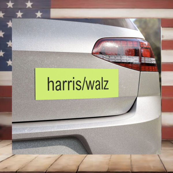 Kamala Harris Tim Walz 2024 Brat Bumpin' That Bumper Sticker Magnet
