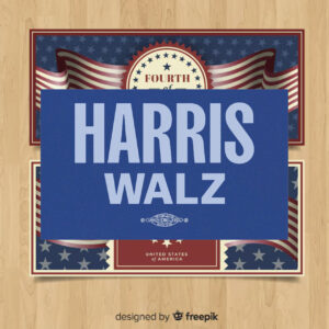 Kamala Harris Tim Walz 2024 Car Magnet