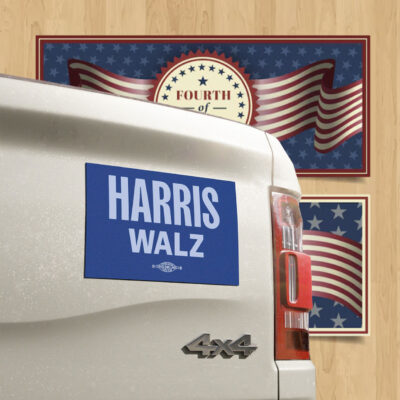 Kamala Harris Tim Walz 2024 Car Magnet