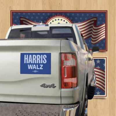Kamala Harris Tim Walz 2024 Car Magnet