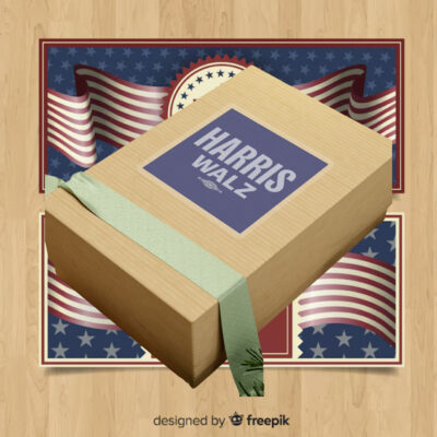Kamala Harris Tim Walz 2024 Car Magnet