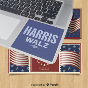 Kamala Harris Tim Walz 2024 Car Magnet