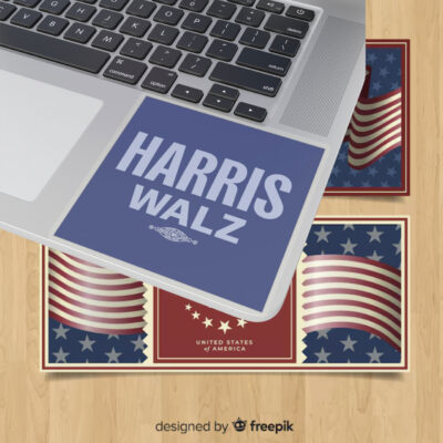 Kamala Harris Tim Walz 2024 Car Magnet
