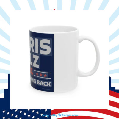 Kamala Harris, Tim Walz 2024 Ceramic Mug