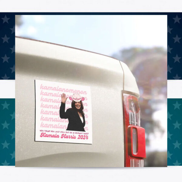 Kamala Harris Tim Walz 2024 Election President Kamalanomenon Car Magnets