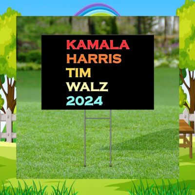 Kamala Harris Tim Walz 2024 Yard Signs