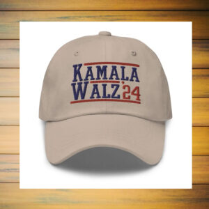 Kamala Harris Tim Walz 24 2024 Dad Hat