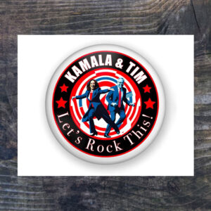 Kamala Harris Tim Walz Campaign Buttons