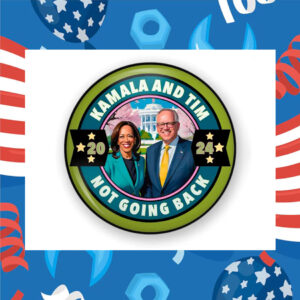Kamala Harris Tim Walz Campaign Button