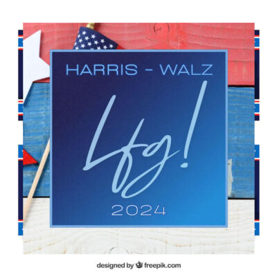 Kamala Harris - Tim Walz LFG - Car Magnets