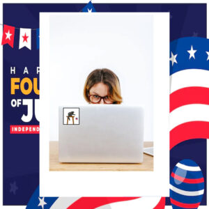 Kamala Harris Tim Walz Single Cat Lady Sticker
