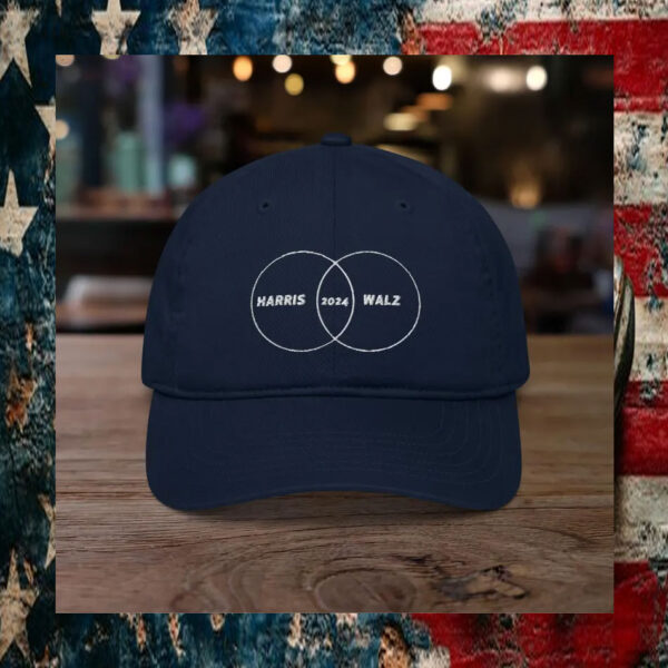 Kamala Harris - Tim Walz Venn Diagram Baseball Cap