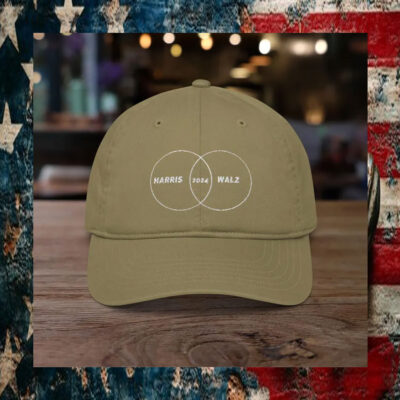 Kamala Harris - Tim Walz Venn Diagram Baseball Cap
