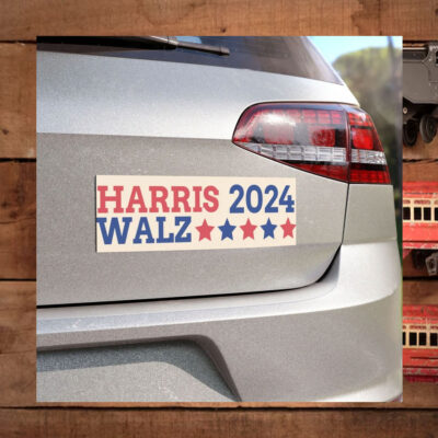 Kamala Harris Walz 2024 Car Magnet Sticker