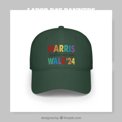 Kamala Harris Walz 2024 Presidential Election Low Profile Baseball Cap