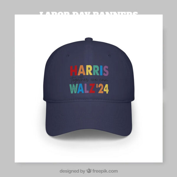 Kamala Harris Walz 2024 Presidential Election Low Profile Baseball Cap