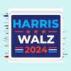 Kamala Harris Walz 2024 Vinyl Sticker, USA Democrat Political Sticker