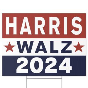 Kamala Harris Walz VP, Tim Walz VP Pick, Harris 2024 Yard Sign