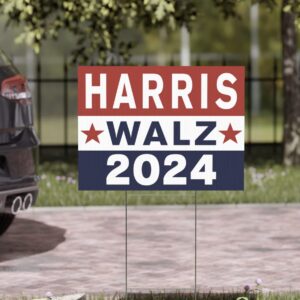 Kamala Harris Walz VP, Tim Walz VP Pick, Harris 2024 Yard Sign