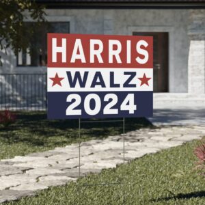 Kamala Harris Walz VP, Tim Walz VP Pick, Harris 2024 Yard Sign