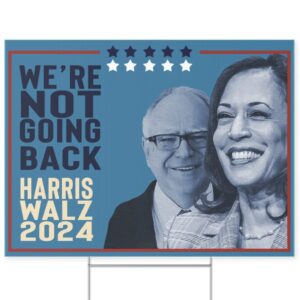 Kamala Harris Walz VP, Tim Walz VP Pick, Harris 2024 Yard Sign with Stand, Kamala Sign