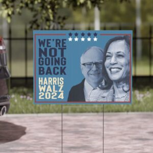 Kamala Harris Walz VP, Tim Walz VP Pick, Harris 2024 Yard Sign with Stand, Kamala Sign
