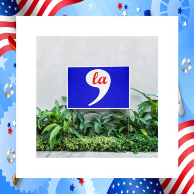 Kamala Harris Yard Sign, Comma La Kamala Harris 24 Yard Sign