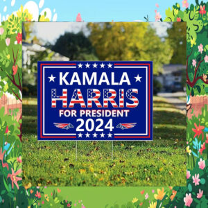 Kamala Harris Yard Sign, Kamala Harris 2024 Double