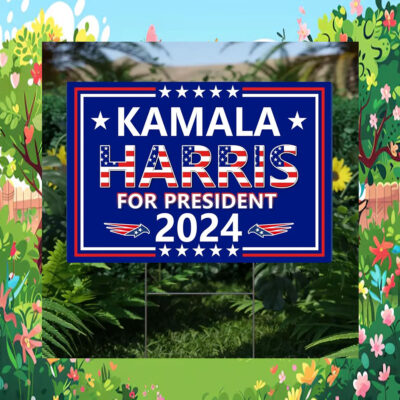 Kamala Harris Yard Sign, Kamala Harris 2024 Double