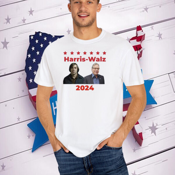 Kamala Harris and Tim Walz For President 2024 T-Shirt