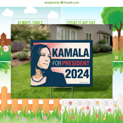 Kamala Harris for President 2024 Yard Signs