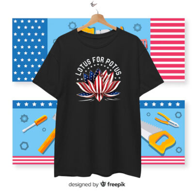 Kamala Lotus for Potus 2024 Shirt, Madam President Shirt