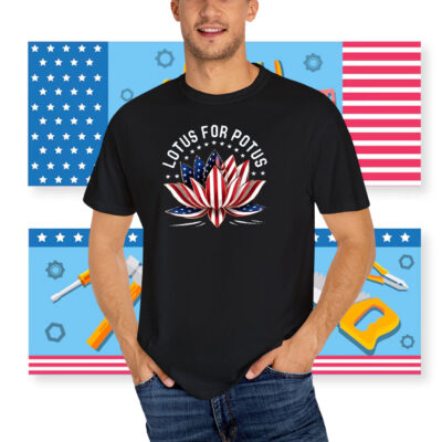 Kamala Lotus for Potus 2024 Shirt, Madam President Shirt